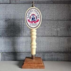 Samuel Adams Boston Lager Tap Handle– “The Best Beer in America” – Vintage Cream